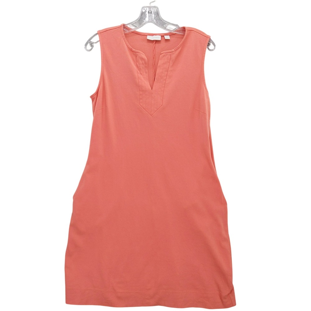 New York & Company Sleeveless Dress Pockets Knit Cotton‎ M
